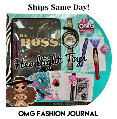 1 Lol Surprise Da Boss Omg Fashion Password Journal Watch Doll Activity