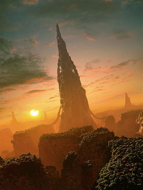 Alien Structures On An Extrasolar Planet Photograph By Mark Garlick