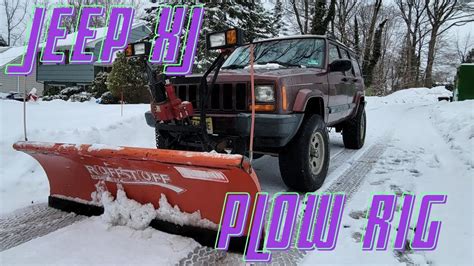 Jeep Cherokee Plow Rig Best Bang For Your Buck Youtube