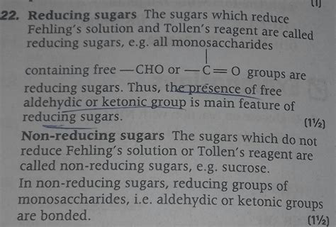 Difference Between Reducing And Non Reducing Sugar