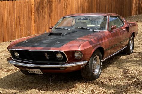 S Code 1969 Ford Mustang Mach 1 4 Speed For Sale On Bat Auctions Sold
