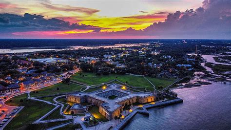 Fort At Sunset Photograph By Aerial Dad Fine Art America