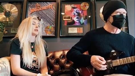 Megadeths Dave Mustaine And Daughter Cover Beatles Come Together Watch