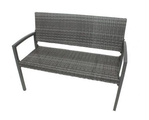 3,6 von 5 sternen 321. Gartenbank Rattan Kunststoff Sitzbank Parkbank Braun ...