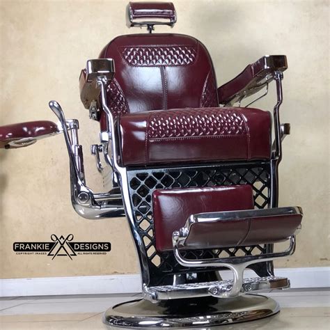 Custom Emil J Paidar Complete Restoration With Original Barbers Stool