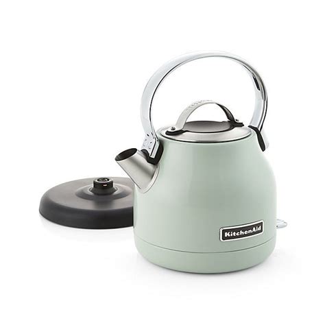 Kitchenaid classic kettle white 5kek1222awh white kettle kitchen aid kitchenaid kettle. KitchenAid Pistachio Electric Kettle + Reviews | Crate and ...