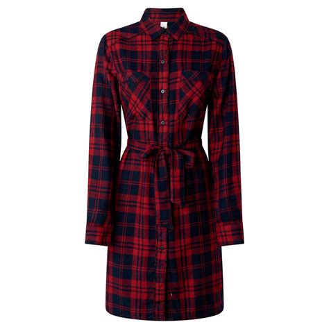 Pepe Jeans Oly Long Sleeve Dress Red Dressinn