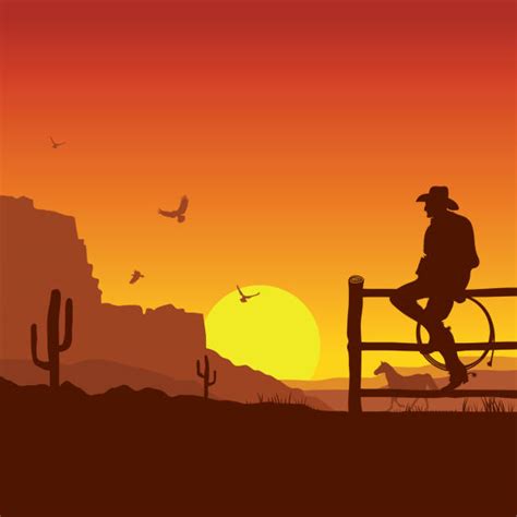 Cowboy Illustrations Royalty Free Vector Graphics And Clip Art Istock