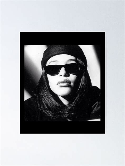 Aaliyah Black And White Poster For Sale By Publiciteez Redbubble