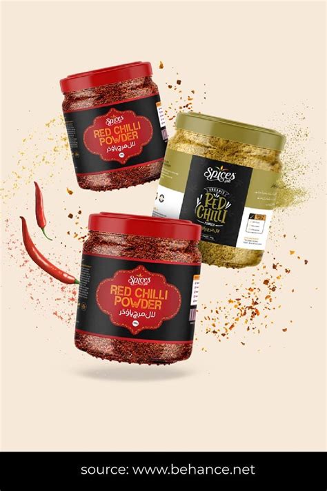 Best Spice Jar Label Design Spices Packaging Food Packaging Design