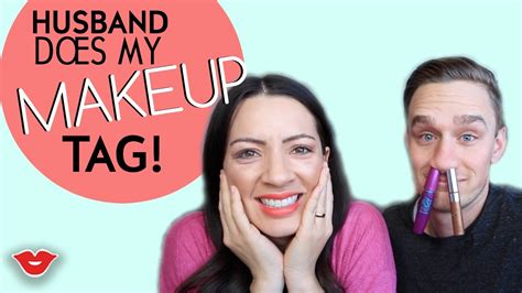 husband does my makeup tag michelle from millennial moms youtube