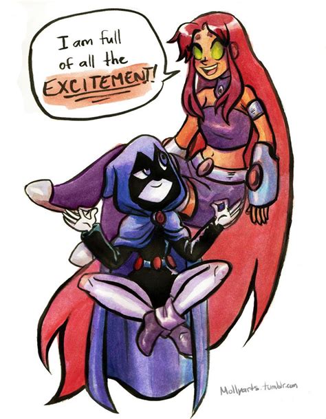 Raven And Starfire From Teen Titans Teen Titans Pinterest Teen Titans Ravens And Teen