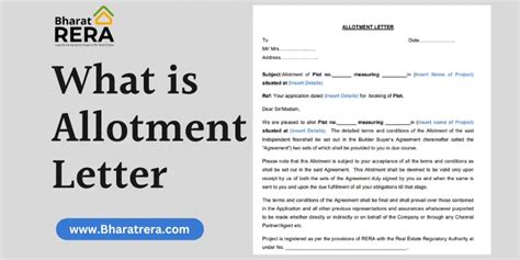 What Is Allotment Letter Types Of Allotment Letter And Format