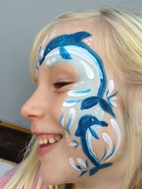 Dolphins Face Paint Dolphin Face Paint Face Painting Face Paint