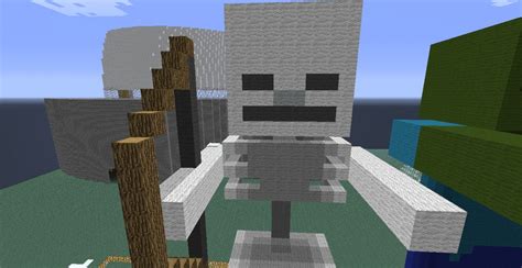 Skeleton Statue Minecraft