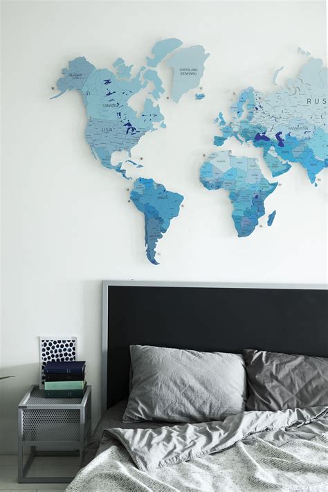 World map, world map push pin, world map wall, push pin map of the world, wall decor world map 