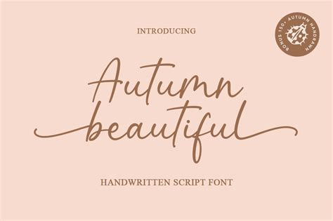 Autumn Beautiful Font Dafont Free