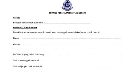 Permohonan yang diberikan keputusan gagal perlu membuat permohonan semula. Borang Rentas Negeri Mkn