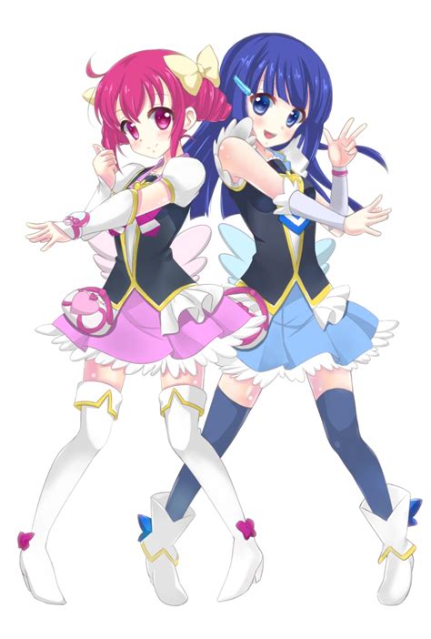 Aoki Reika Hoshizora Miyuki Cure Lovely And Cure Princess Precure And 2 More Drawn By