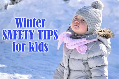Winter Safety Tips For Kids