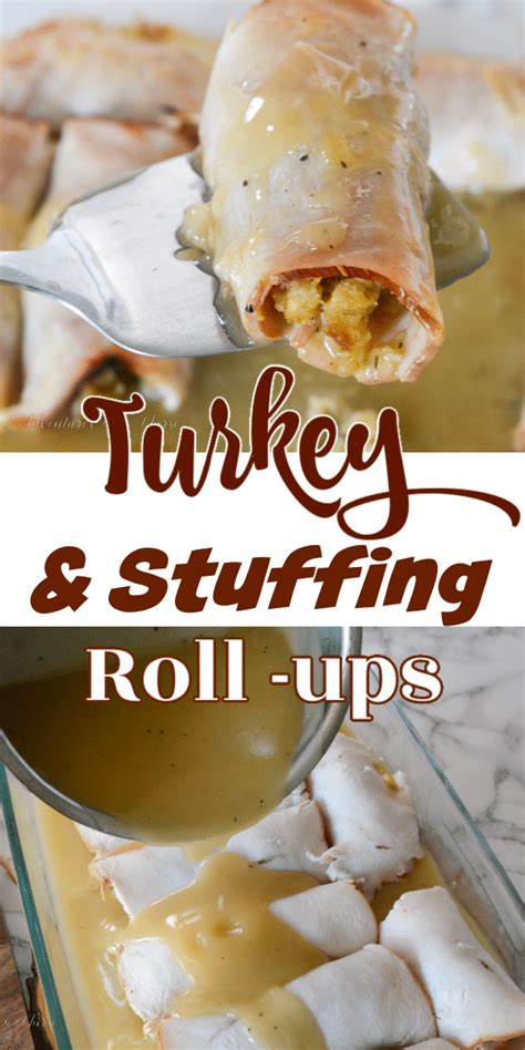 Turkey Stuffing Roll Ups With Gravy Adventures Of A Nurse