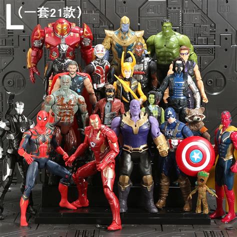 Wholesale 21pcsset Marvel Avengers Guardians Of The Galaxy Super Hero