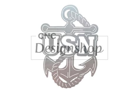Us Navy Anchor Dxf File For Cnc
