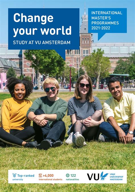 Vrije Universiteit Amsterdam International Masters Programmes 2020