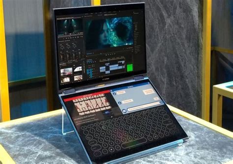 Asus Use Computex To Show Prototype Dual Screen Notebook