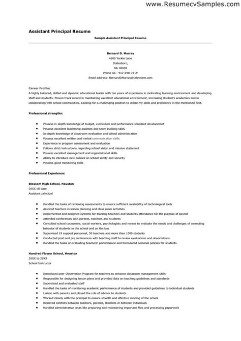 Personal assistant job description guide. Best Assistant Principal Resume Examples | Professional ...