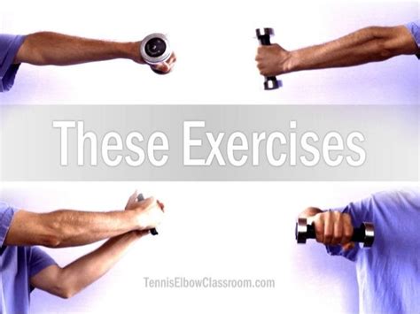 If needed, where a brace while you do this exercise. Tennis Elbow? Avoid These Gym Exercises | Tennis elbow ...