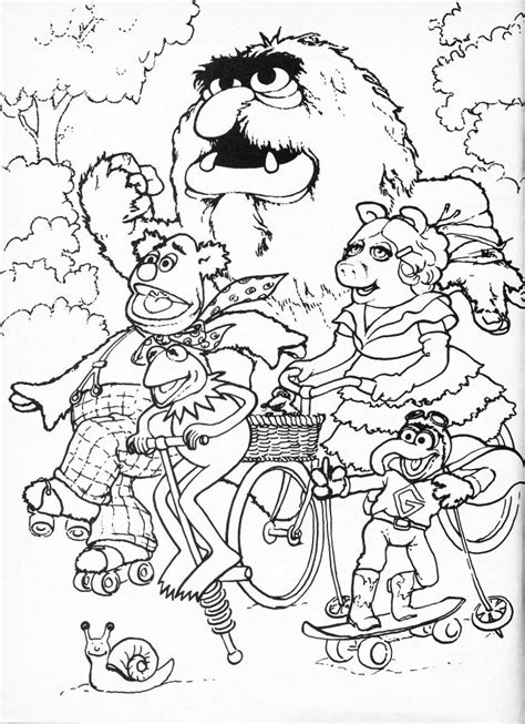 Muppets baby photographer coloring page for kids. Muppets Drawing at GetDrawings | Free download