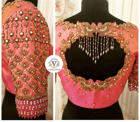 Stunning Aari Work Blouse Designs 2020 For Silk Sarees