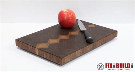 End Grain Cutting Board Free Woodworking