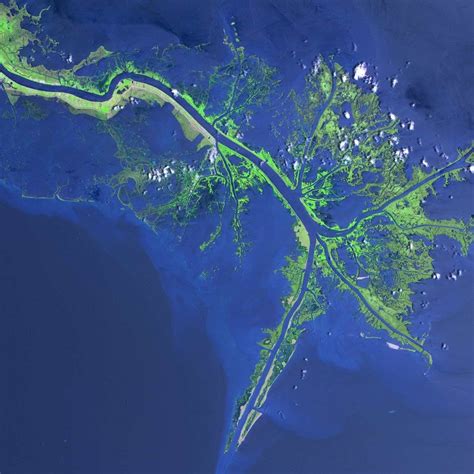 The mississippi river delta is where the central and mississippi flyways meet. Mississippi River Delta, Louisiana... | Mississippi river delta, Aerial drone, Famous places