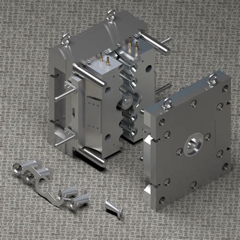 3d Model Animated Aluminum Injection Mold Cgtrader