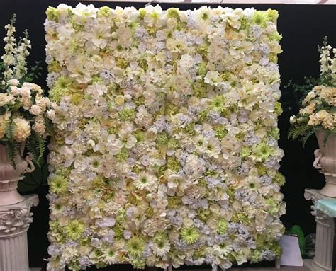 For Hire Flower Wall Hire Cheap Perth White And Green Wall Cheapest