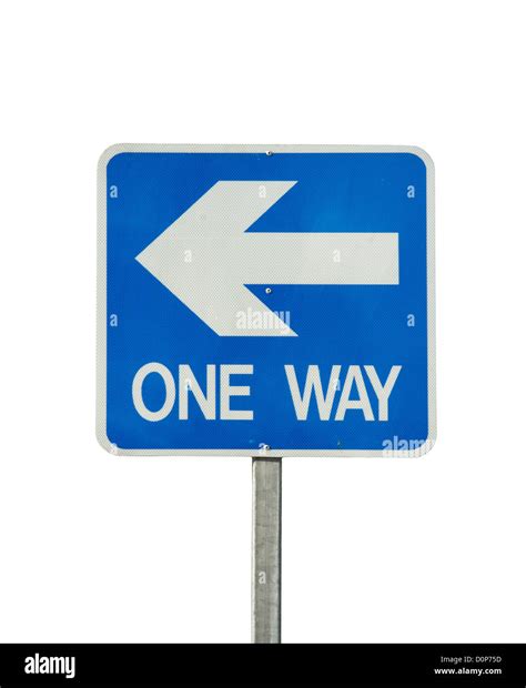 Road Sign One Way Traffic High Resolution Stock Photography And Images