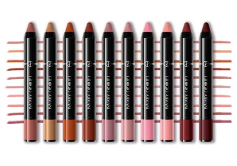 Des crayons Giorgio Armani pour vos lèvres et vos joues