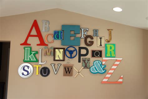 Top 20 Of Alphabet Wall Art