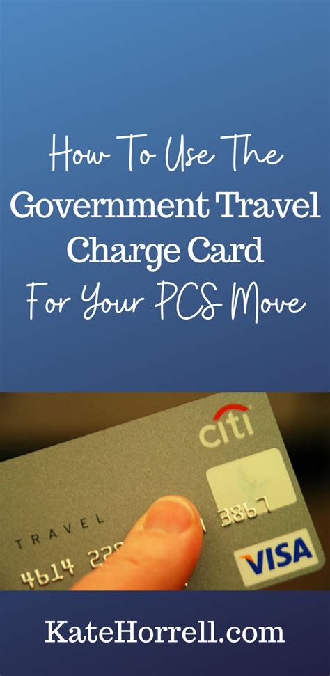 Using A Government Travel Charge Card For A Pcs Move Katehorrell