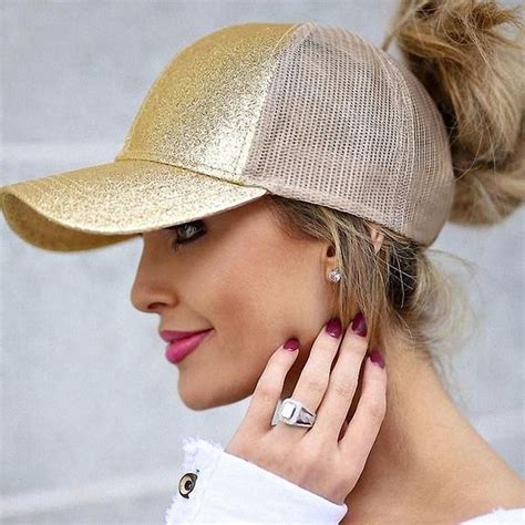 Glitter Hat Hot Fashion Chic Beautiful Game Day Girly Shine Womens