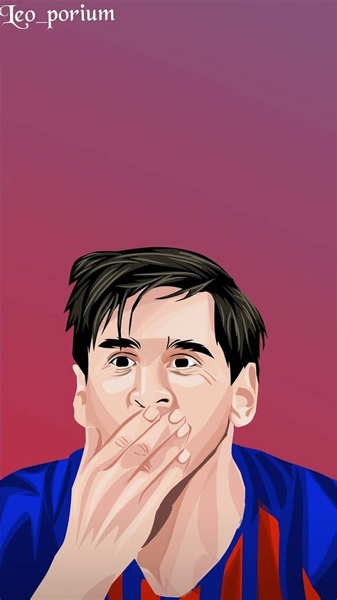 Hình Nền Messi Cartoon Wallpaper 4k Cho Fan Hâm Mộ