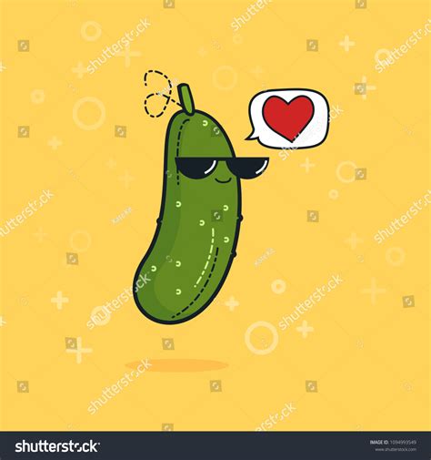 Hundred Cucumber Sunglasses Royalty Free Images Stock Photos