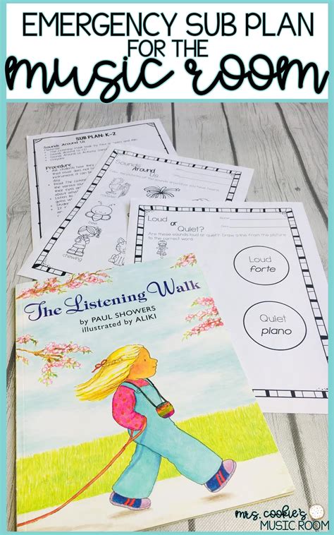Start of in a whisper. Music Sub Plan: The Listening Walk | Mrs. Cookie's Music ...