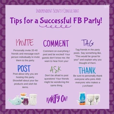 Tips For Successful Scentsy Facebook Party