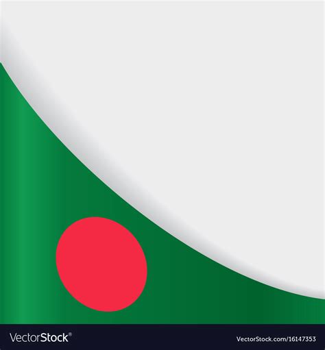 Bangladeshi Flag Background Royalty Free Vector Image