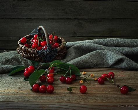 Still Life With Cherries Early By Daykiney On Deviantart