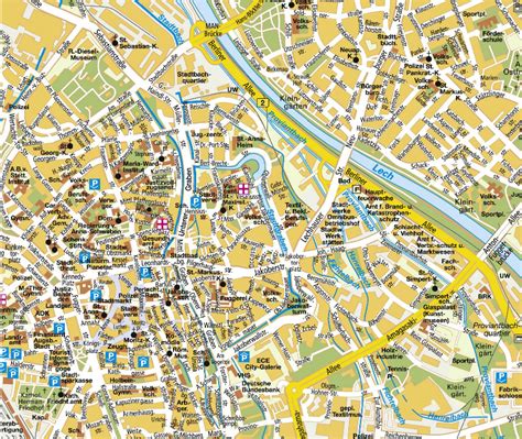 Augsburg Map And Augsburg Satellite Image