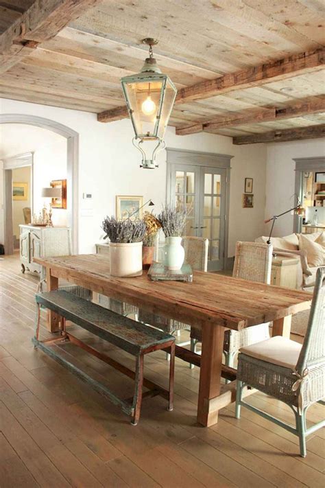 39 Amazing Farmhouse Dining Room Table And Decorating Ideas